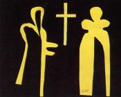 玫瑰经小教堂的圣堂，习作 - 亨利·马蒂斯